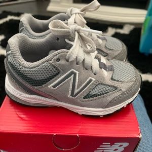 NEW BALANCE 888V2 GREY TODDLER LACE